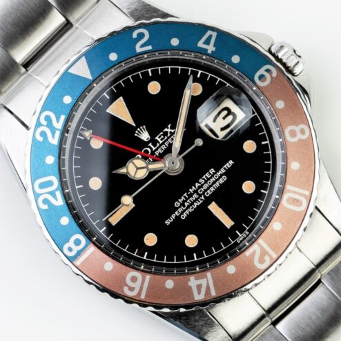 1675 GMT-Master (gilt chapter ring / mff redback inlay)