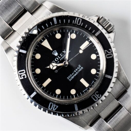 5513 Submariner meters first (1969, frischer Service)