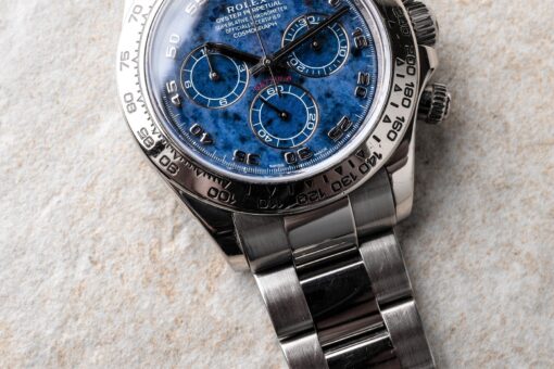 116509 Daytona Weißgold ( Sodalith Steinblatt !!) – Bild 7