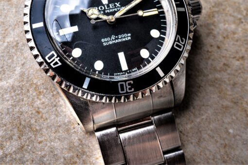 5513 Submariner (Serif Dial / Rolex Service 2019) – Bild 9
