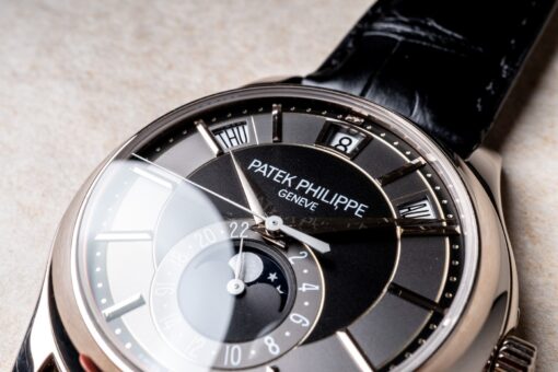 5205G Patek Philippe Jahreskalender (rare black dial) – Bild 4