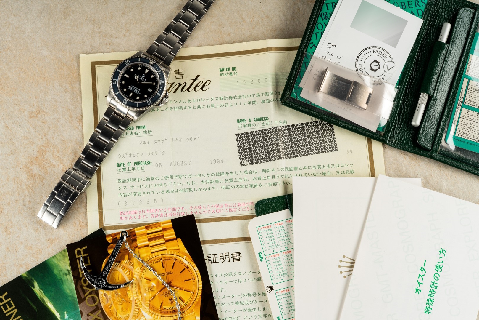 16600 Sea-Dweller (full set / unpolished / wonderful vintage) – Bild 4