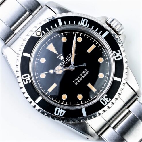 5512 Submariner (gilt chapter ring / kissing 4 / unpoliert und perfekt)