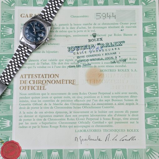 16030 Datejust (blue buckley dial / full set from Venezuela) – Bild 3