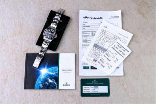 1680 Red Submariner ( MKIV / 9315 folded bracelet / 2019 Rolex Service) – Bild 3
