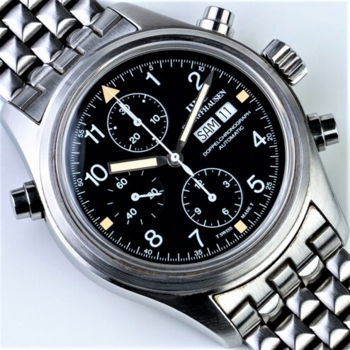 IW3713 Doppelchronograph (original steel bracelet)