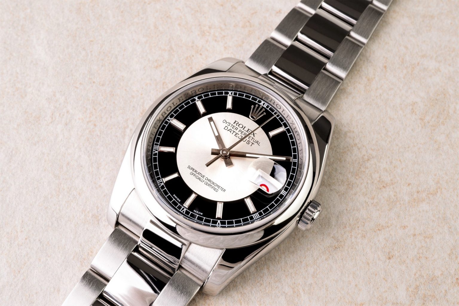 datejust tuxedo dial