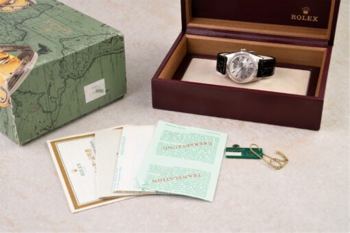 1803 Day-Date (white gold / unpolished / full set) – Bild 4