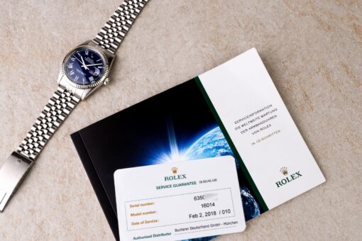 16014 Datejust (blue buckley dial) – Bild 3