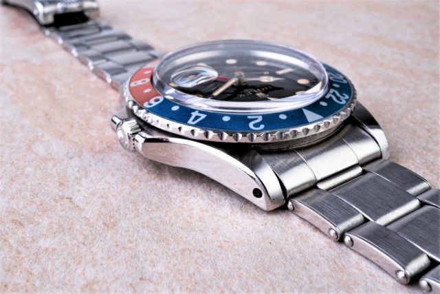 1675 GMT-Master (mirror gilt Dial / mff Inlay / 7206 bracelet) – Bild 9