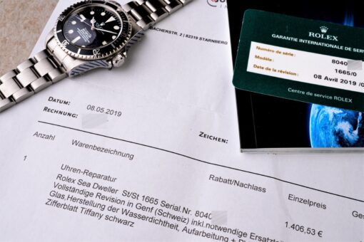 1665 Sea-Dweller (Tiffany & Co. Dial / Rolex Geneva service) – Bild 4