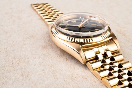 1803 Day-Date (1970 / black dial / jubilee bracelet) – Bild 3