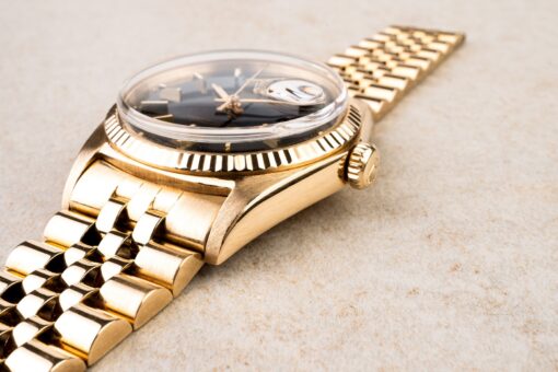1803 Day-Date (1970 / black dial / jubilee bracelet) – Bild 6