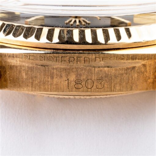 1803 Day-Date (1970 / black dial / jubilee bracelet) – Bild 9