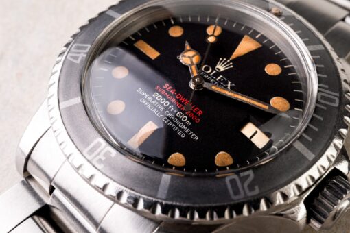1665 Sea-Dweller Double Red (pumkin patina / MKIV / oustanding) – Bild 4