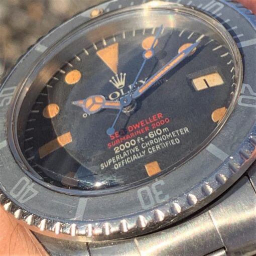 1665 Sea-Dweller Double Red (pumkin patina / MKIV / oustanding) – Bild 5