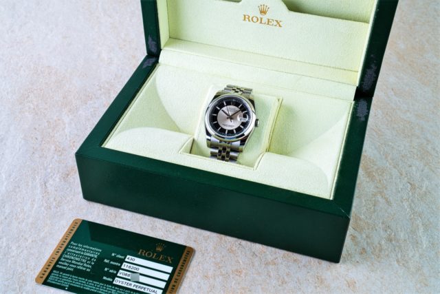 116200 Datejust (tuxedo dial / jubilee bracelet / full set) – Bild 4