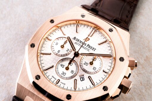 26320OR Royal Oak Chronograph (full set / rose gold) – Bild 2