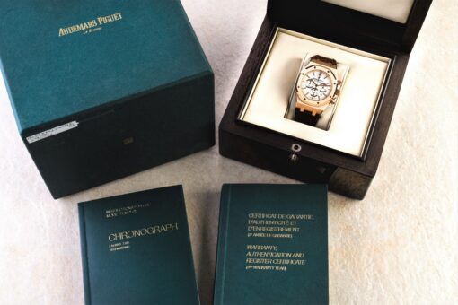 26320OR Royal Oak Chronograph (full set / rose gold) – Bild 4