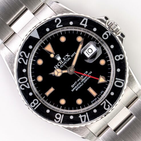 16750 GMT-Master (rare matte-glossy dial / pumkin patina)