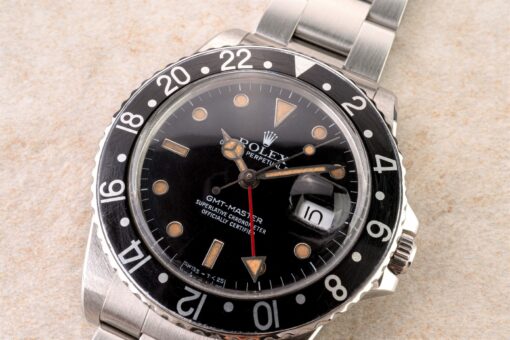 16750 GMT-Master (rare matte-glossy dial / pumkin patina) – Bild 4