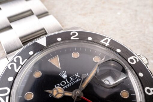 16750 GMT-Master (rare matte-glossy dial / pumkin patina) – Bild 5