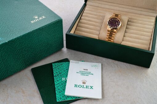 18238 Day-Date (super rare Grossular dial / LC 100 full set) – Bild 7