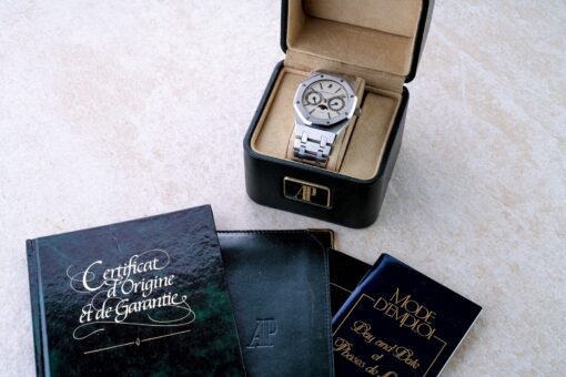25594ST Royal Oak Day-Date moon phase (full set from Germany) – Bild 7