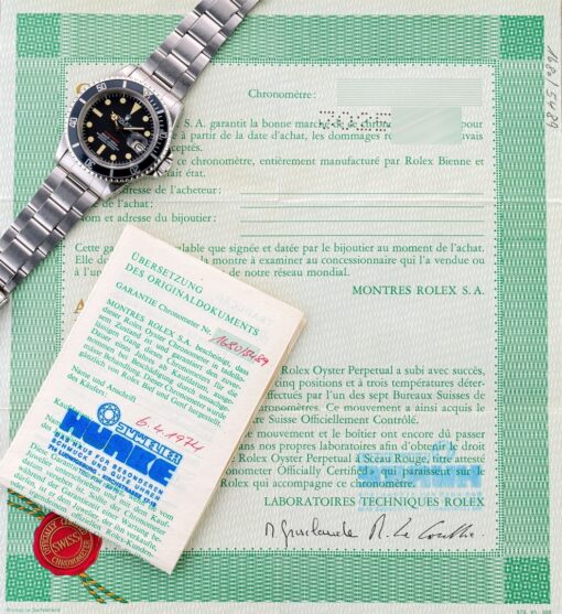 1680 Red Submariner Date (full set / Germany / MK5 dial) – Bild 8