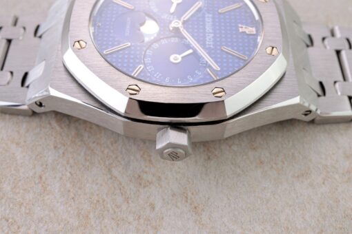 25594ST Royal Oak Day-Date Moon (Yves Klein electric blue / full set) – Bild 9