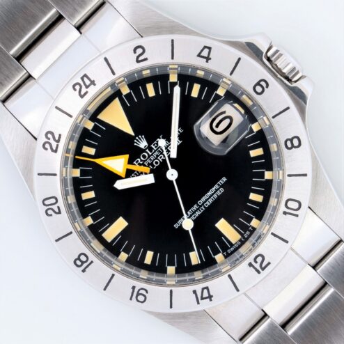 1655 Explorer II (Orange Hand / top patina / service papers)