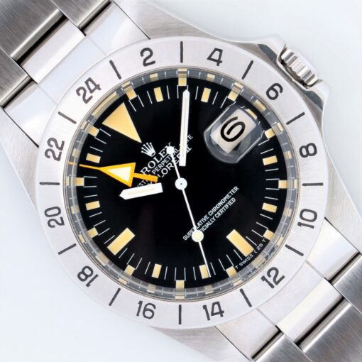 1655 Explorer II (Orange Hand / top patina / service papers)
