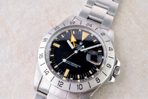 1655 Explorer II (Orange Hand / top patina / service papers) – Bild 3