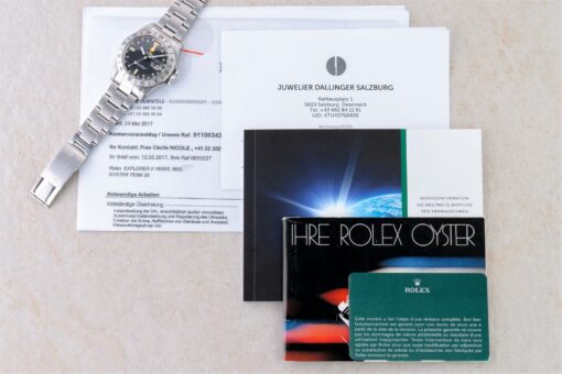 1655 Explorer II (Orange Hand / top patina / service papers) – Bild 6