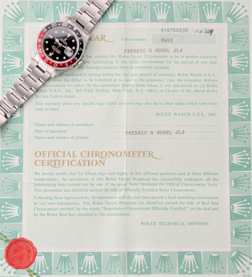 16760 GMT-Master II (Fat Lady / MK 1 perfect patina / unpolished / collectors set) – Bild 6