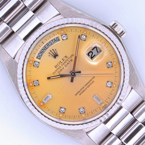 18049 Day-Date (crazy yellow tropical dial / collectors set)