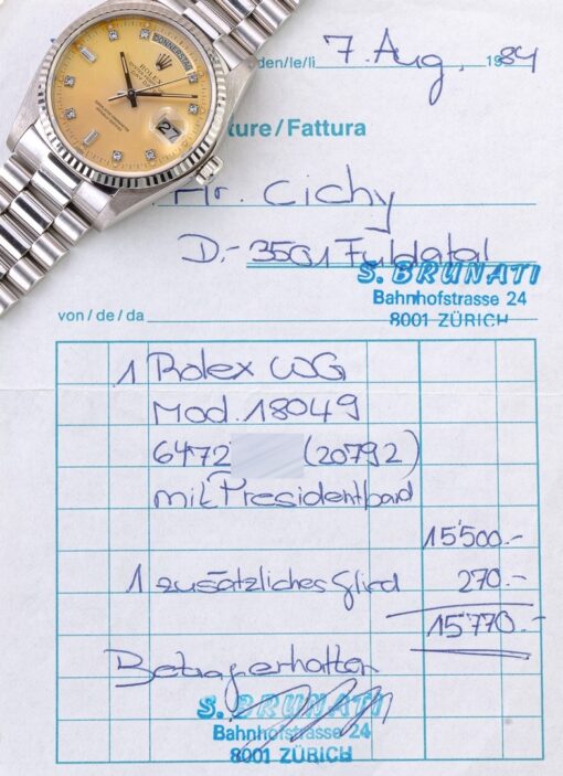 18049 Day-Date (crazy yellow tropical dial / collectors set) – Bild 7