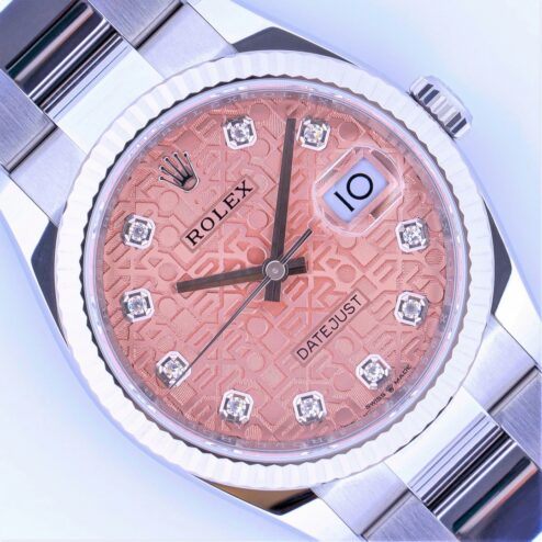 126234 Datejust (2020 / new / rare pink anniversary diamond dial)