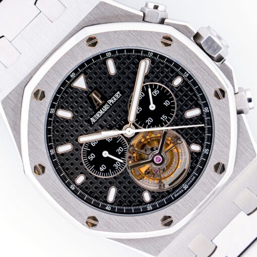 25977ST Royal Oak Chronograph Tourbillon (2005 / top condition / steel bracelet model)
