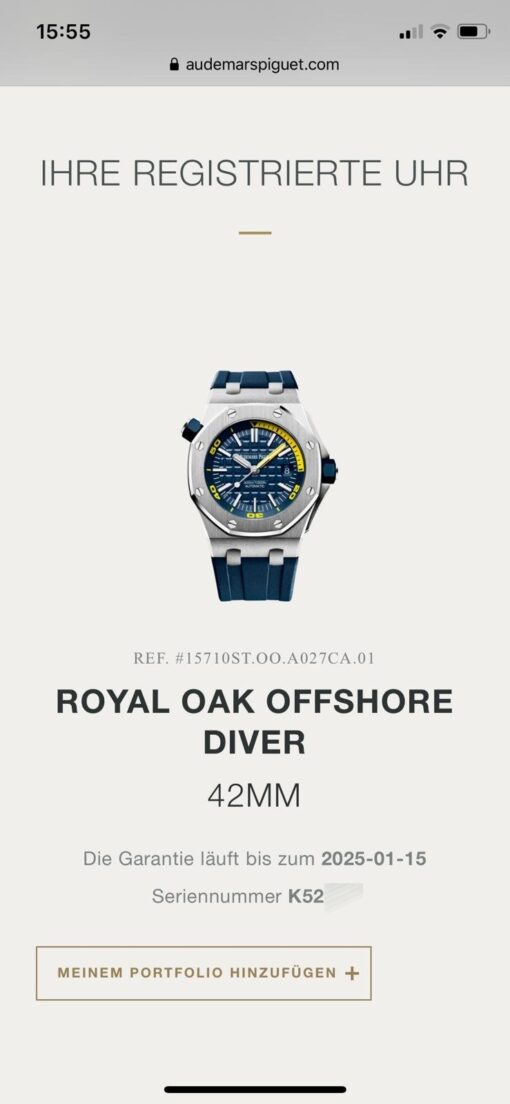 15710ST Royal Oak Offshore Diver (2020 / new / unworn) – Bild 6