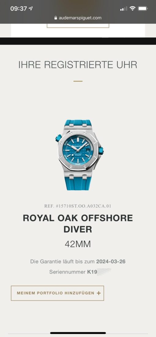15710ST Royal Oak Offshore Diver (blue boutique only) – Bild 6