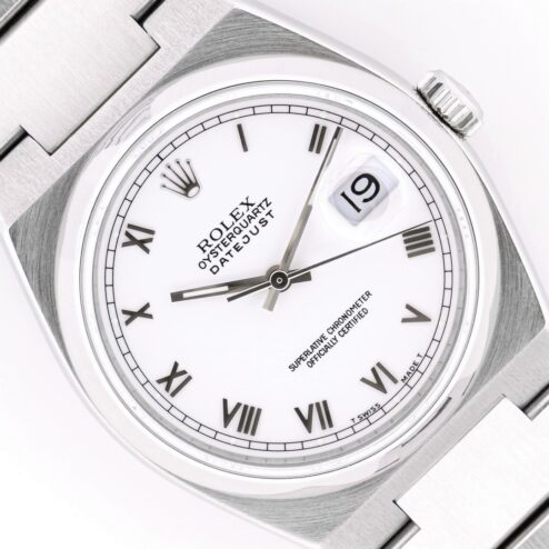 17000 Oysterquartz (white roman dial / E serial 1991)