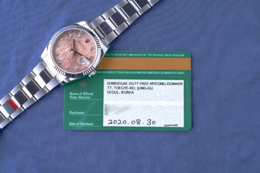 126234 Datejust (2020 / new / rare pink anniversary diamond dial) – Bild 5