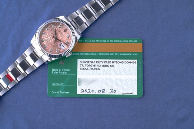 126234 Datejust (2020 / new / rare pink anniversary diamond dial) – Bild 5