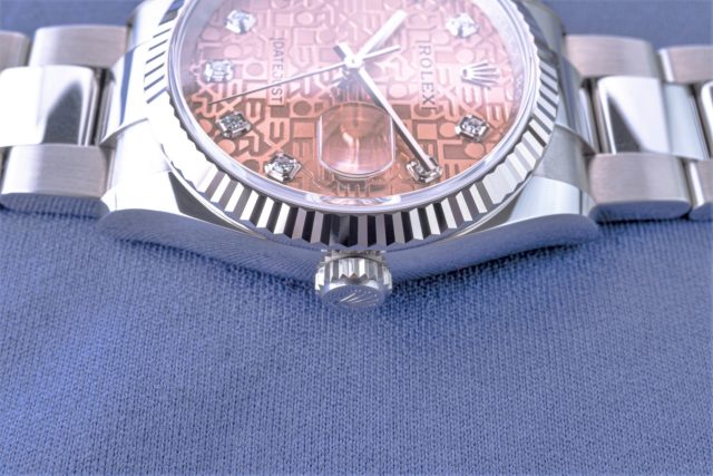 126234 Datejust (2020 / new / rare pink anniversary diamond dial) – Bild 7