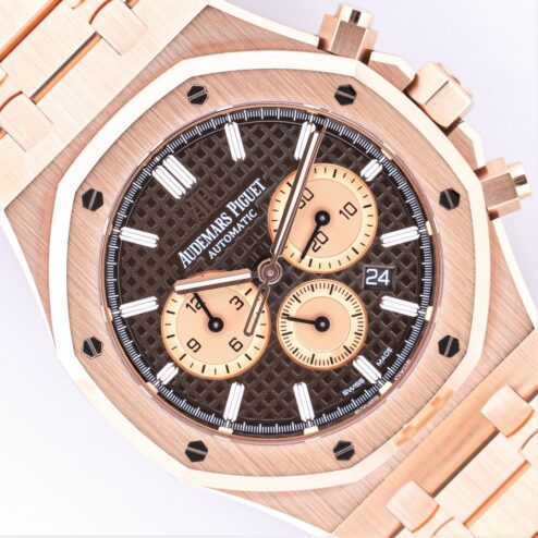 26331OR Royal Oak Chronograph (2018 / full set / perfect condition)