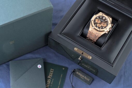 26331OR Royal Oak Chronograph (2018 / full set / perfect condition) – Bild 7