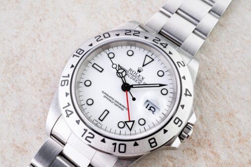 16570 Explorer II (SWISS only / Polar dial / top condition) – Bild 3