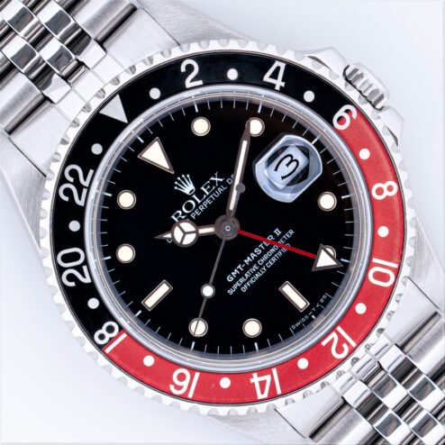 16710 GMT-Master II (L serial / nice patina / original jubilee bracelet)