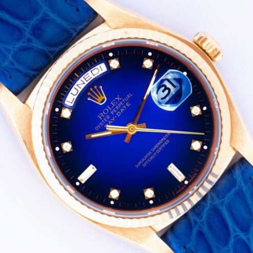 18038 Day-Date (unpolished / rare case version / vignette degrade dial)